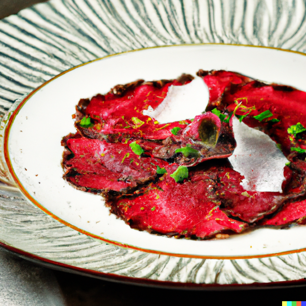 Flamed Beef Carpaccio